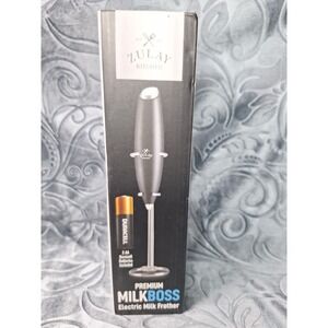 Zulay Kitchen Premium  Milk Boss Electric Milk Frother - Black